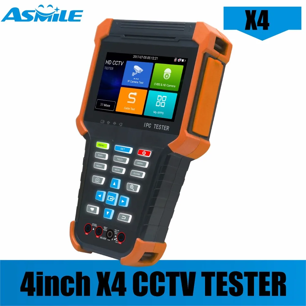 Новый профессиональный Самые продаваемые 4 дюймов ручной CVI TVI AHD IP аналогового видеонаблюдения Камера Тесты er с RJ45 tdr кабель Тесты для x4adhs