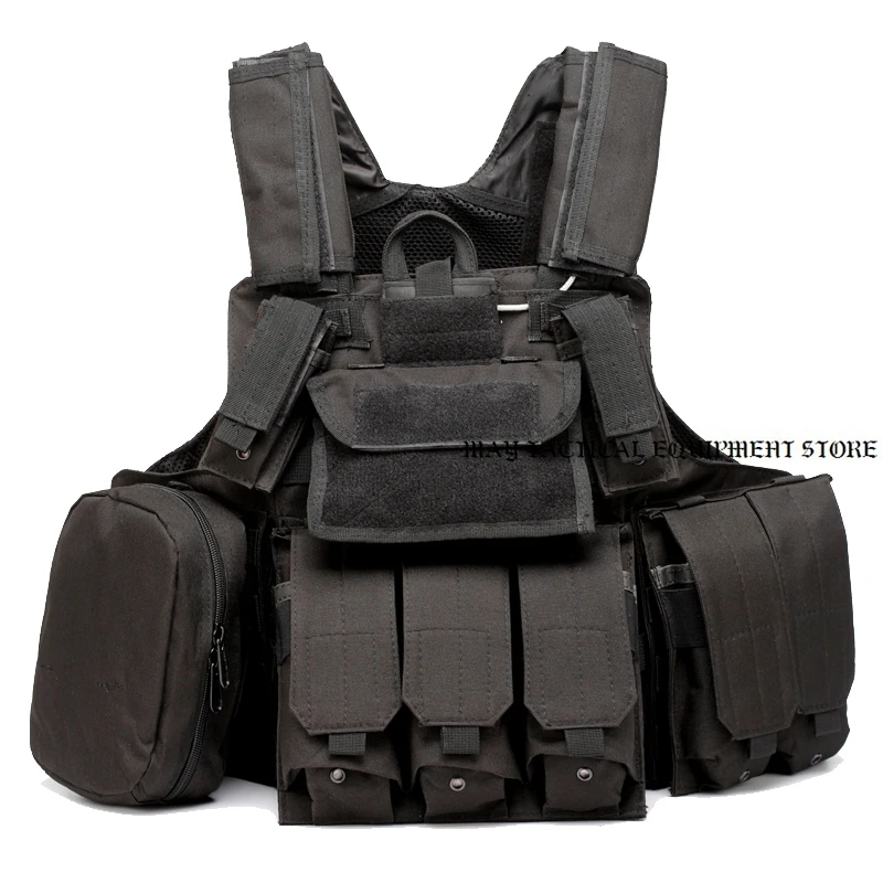 

Paintball Airsoft Chest Protector Tactical Vest Outdoor Sports Body Camouflage Hunting Vest with Pouches