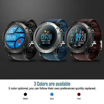 

2019 Brand New VIBE 3 Pro Smart Watch Men Real-time Weather Optical Heart Rate Monitor All-day Tracking Sports Smartwatch