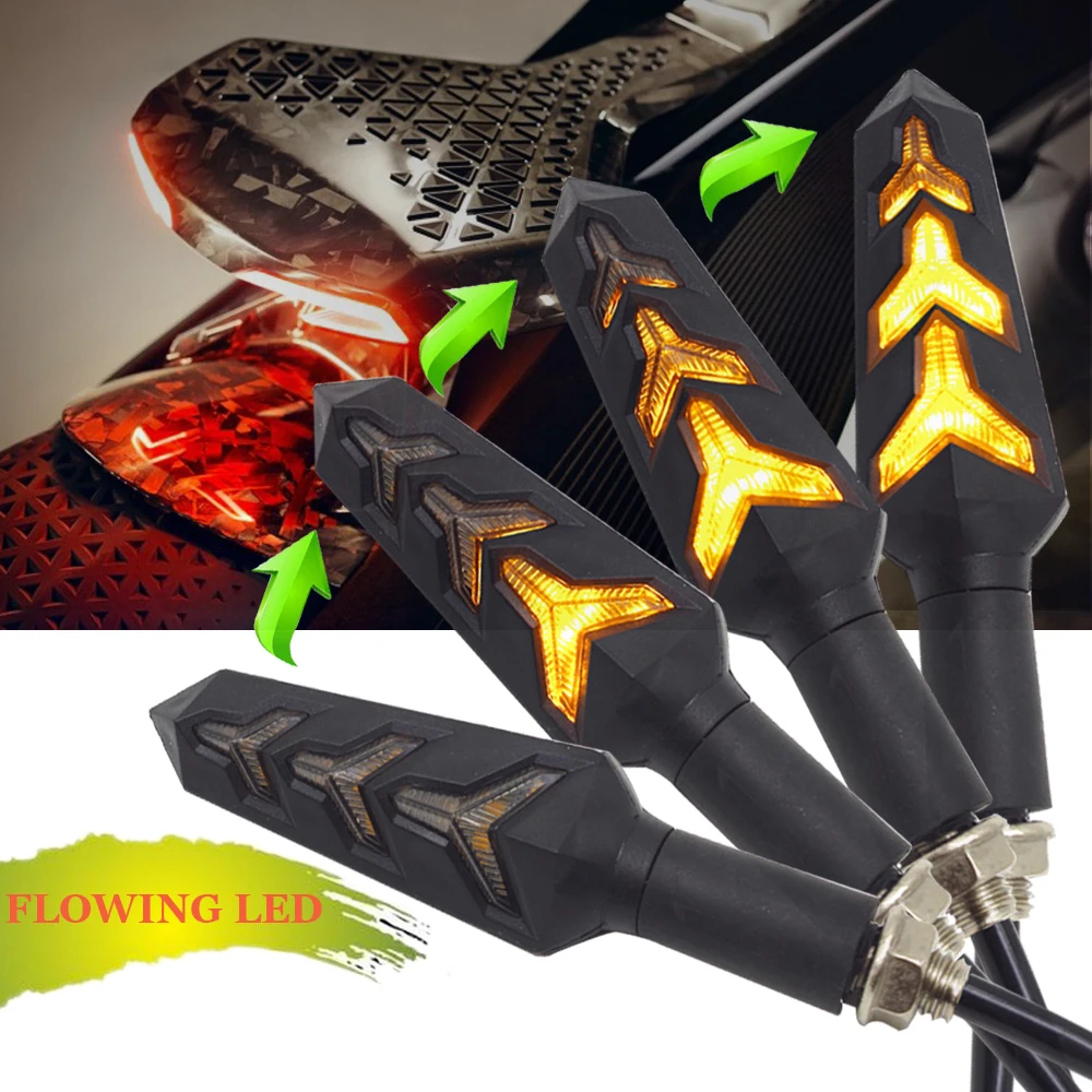 

Universal clignotant moto led 12V LED Motorcycle Turn Signal Lights Blinker FOR cbr1100xx yamaha xt 660 pulsar 200 ns drz dt 125