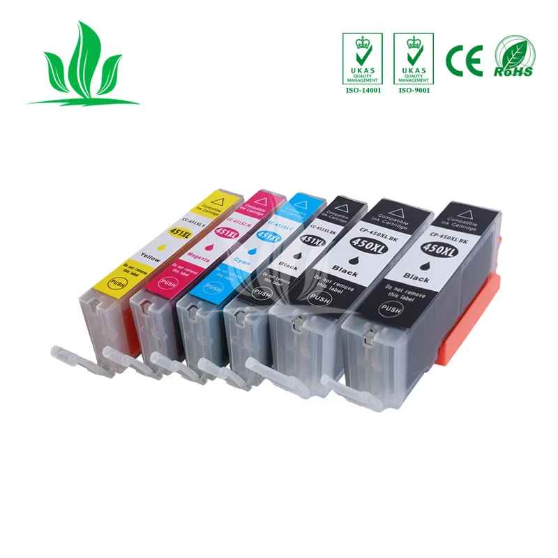 1 комплект + 1BK 450 xlсовместимый чернильный картридж для Canon PGI PGI450 PIXMA IP7240 MG6440 MG6640 MG5640