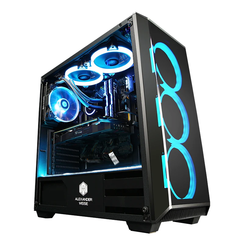  KOTIN S17 Ryzen 5 2600 3.4GHz Gaming PC Desktop GTX1050Ti 4GB Video Card WD 240GB SSD 16GB RAM Cors
