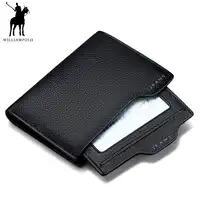 TIME LIMITED SELL WILLIAMPOLO Genuine Leather Driving License Wallet Calfskin Leather Pattern Wallet Men PL146