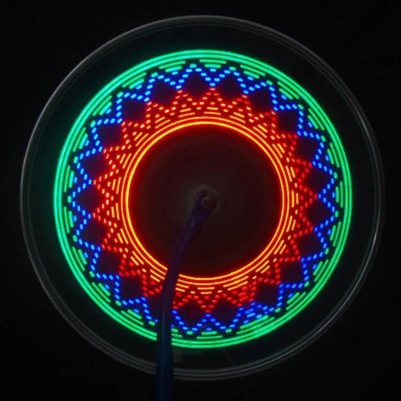 Декоративный светильник для велосипеда, 16 светодиодов, велосипедная шина, колпачок, ламповый светильник s, водонепроницаемый Стильный Предупреждение ющий светильник