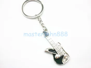 

Cystal Electric Guitar Keychain Key Ring Free Shipping Wholesale