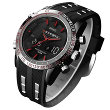 BINZI Brand Watch Mens Luxury Fashion Sports Watches LED Digital Military Men’s Quartz Wrist Watch Male Clock Relogio Masculino