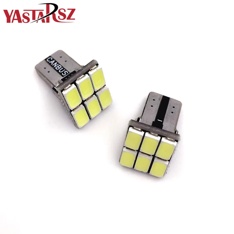 

1PCS DC 12V T10 Clearance Light 2.2W 5730 6 SMD 120LM 6500K Canbus Error LED180 Degree LED Auto Car Side Wedge Light Lamp Bul