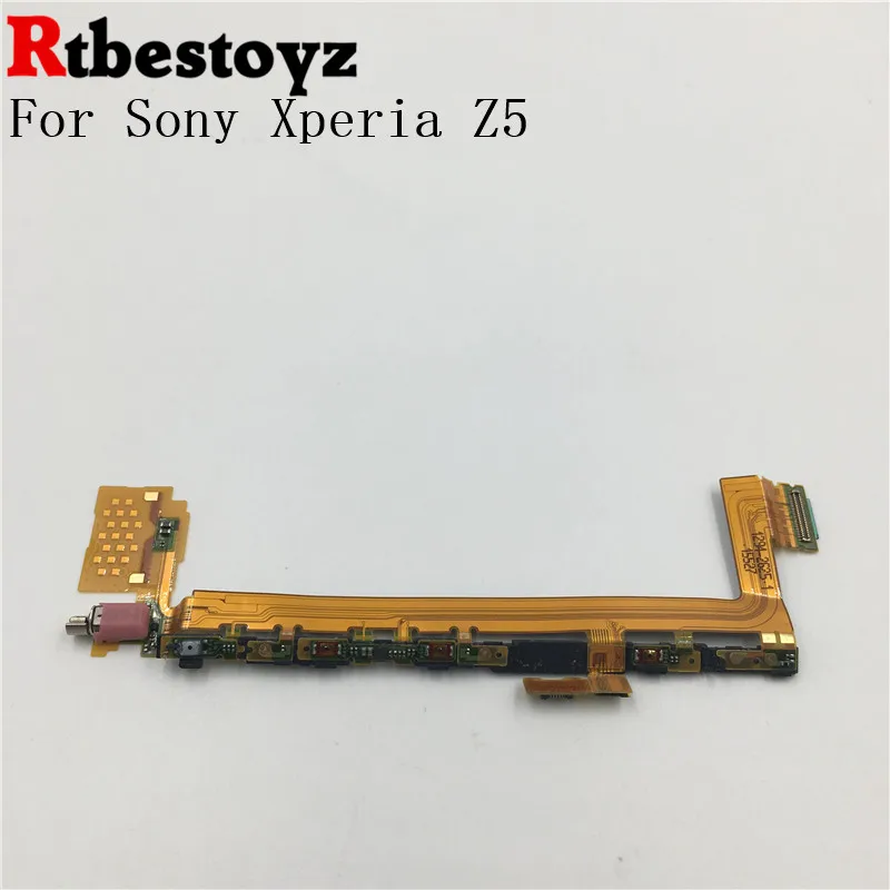 RTBESTOYZ для sony Xperia Z5 Премиум Z5P E6653 E6683 Мощность Кнопка громкости шлейф с Вибратор |