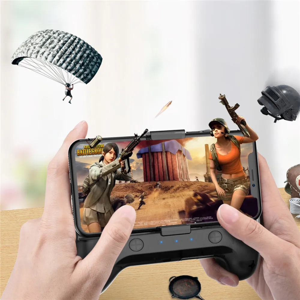  Mobile PUBG Gamepad Controller Joystick Cooling Fans Power Band Gamepad for Android IOS 4 Four Fing