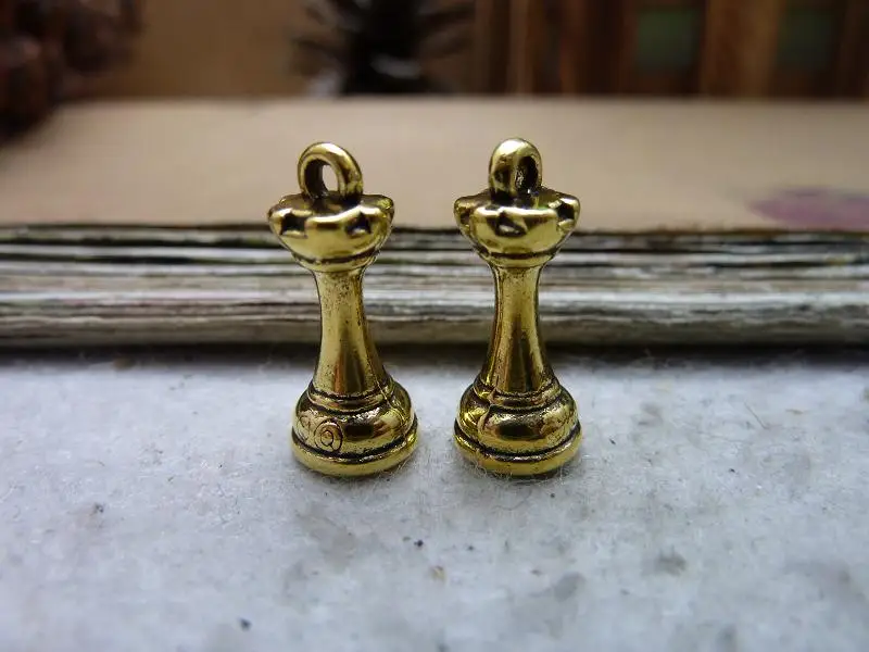 30 шт Золотая Шахматная подвеска ювелирное изделие|pendant pin|pendant necklacependant shapes |