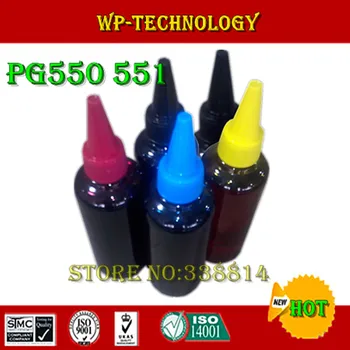 

Dye ink,Suit for PGI550 CLI551,Suit for Canon PIXMA MG5450 MG6350 Ip7250,Specialized High quality Ink, 5 Color.