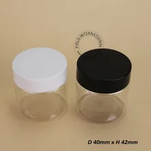 100 шт./лот, акция, Новое поступление, 30 г, пустая прозрачная пластиковая банка для крема, контейнер, Женская косметическая бутылка, многоразовый пузырек