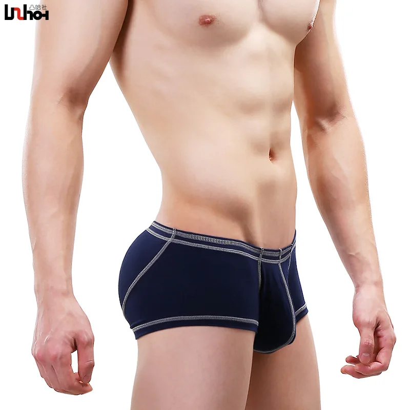 

Brand Sexy Men Underwear Modal Boxer Shorts Man Breathable Mid-rise Panties U Convex Pouch Underpants Cueca masculina Plus Size