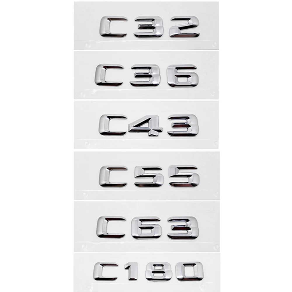 Декор для Mercedes Benz C Class C180 C63 C55 C43 C36 C32 AMG W210 W205 GT пластиковая металлическая задняя
