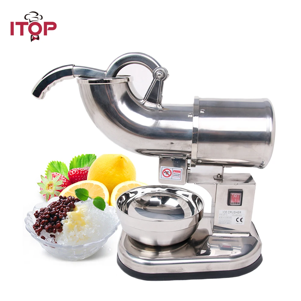 ITOP SBT114 Ice Crusher and Shavers Commercial Use Snow Maker Stainless