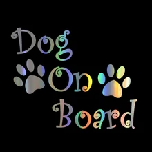 #Special Offers Car Sticker 3D 20*16.2cm DOG ON BOARD And Paw Prints Sticker On Car Funny Vinyl Stickers Decals JDM Motorcycle Car Styling #Special Offers Car Sticker 3D 20*16.2cm DOG ON BOARD And Paw Prints Sticker On Car Funny Vinyl Stickers Decals JDM Motorcycle Car Styling