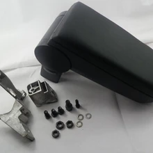 Черный кожаный подлокотник для VW Jetta 1999-2004 Bora Golf MK4 GTI