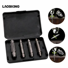 Двусторонний поврежденный шнековый экстрактор сломанной головки поломки шурупы экстракторы деревянные болты инструмент для удаления экстракта сверла 1#2#3#4