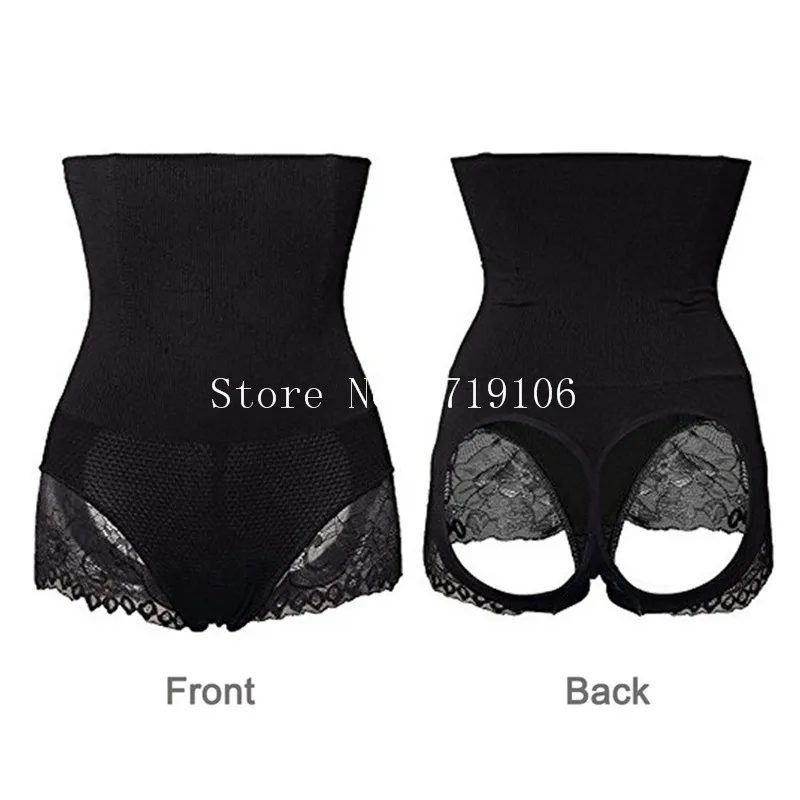 Shapewear Women Butt Lifter Panties High Waist Trainer Sexy Circle Open Invisible Tummy Control Boo
