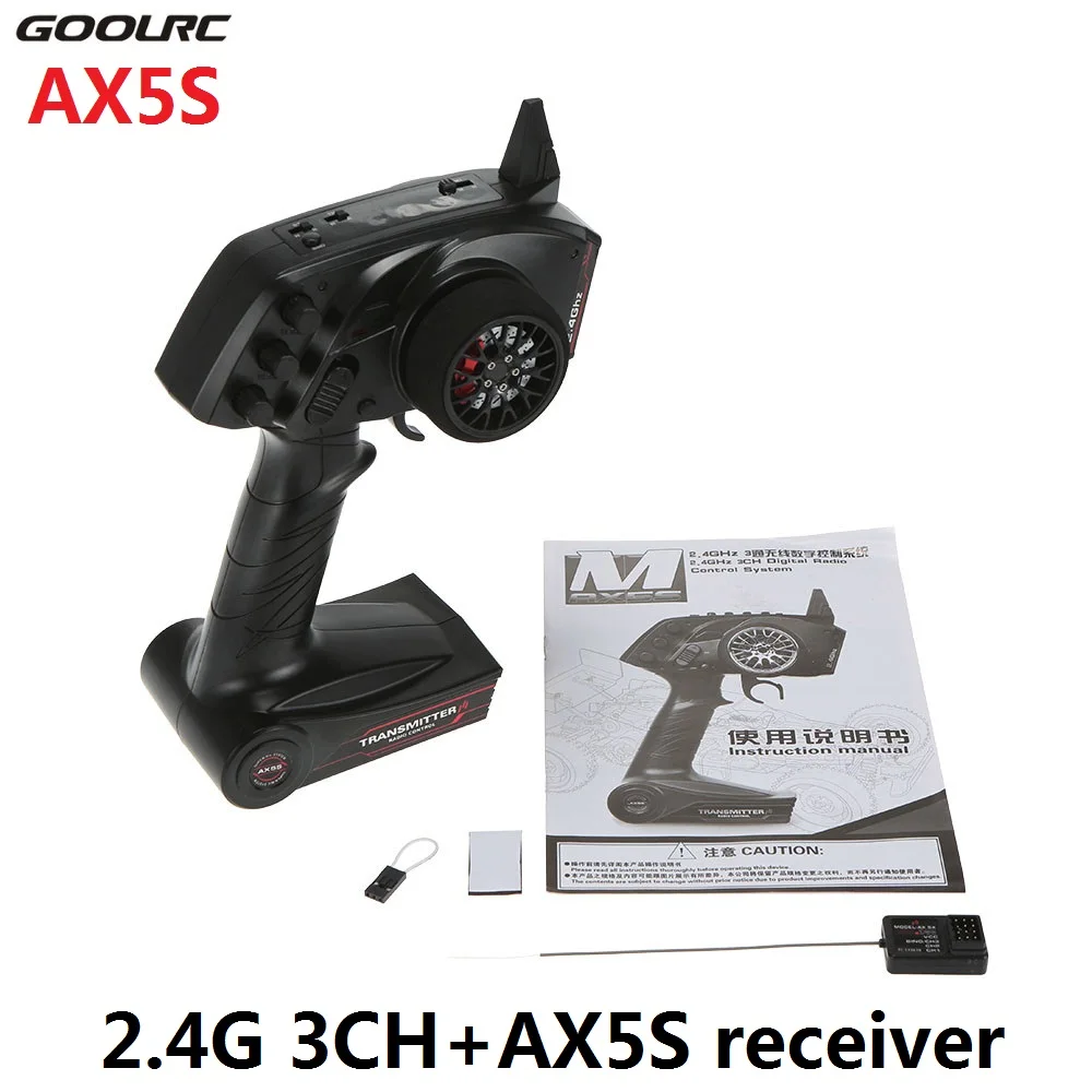 Оригинальный COOLRC AX5S 2 4G 3CH AFHS радиопередатчик дистанционного управления с