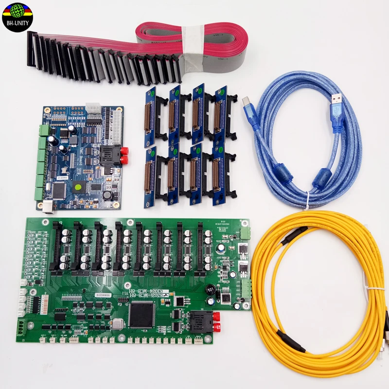 

Запасные части для принтера, комплект платы для печатающей головки Konica 512I v1.4e, основная плата для струйного принтера