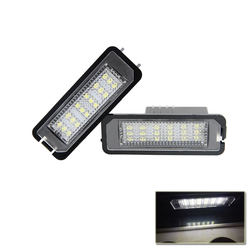 error free can bus led license number plate light skoda superb number plate light