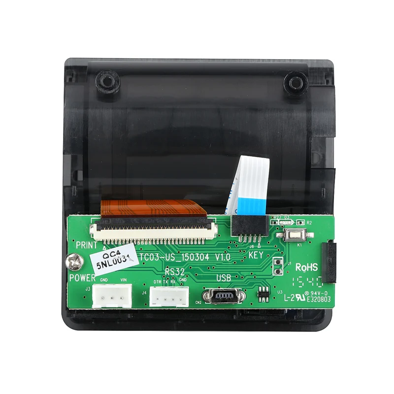 58 мм тепловые панели принтер билетов EPM203 поддержка TTL RS232 USB встроенный интерфейс