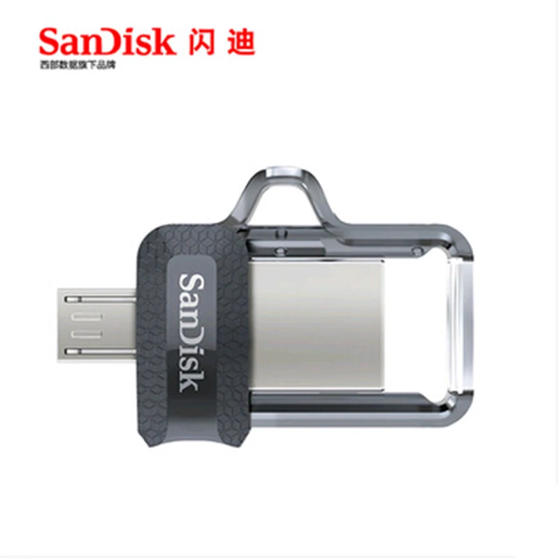 SanDisk двойной OTG USB флэш-накопитель 32 Гб 16 Гб флешки 64 Гб sdd3 usb-накопитель 3,0 ручки накопители 128 Гб Поддержка 0fficial проверка