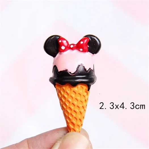 3d Resin Cute Apple Wall Fridge Sticker Mickey Ice Cream Cone Cartoon Surprise Doll Accessories Action Figure Toy For Kid Adult Action Toy Figures Aliexpress