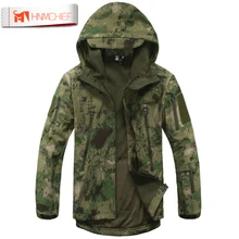 Lurker Shark Skin Softshell V4 Military Tactical Jacket Men Waterproof Windproof Warm Coat Camouflage Hooded Camo Army Dropship