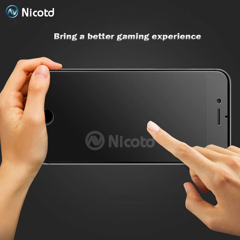 2.5D Matte For iPhone 8Plus 7 6 4 5 Tempered Glass For iPhone 6s 5s 5c SE 4S 7 Plus Matte Screen Protector Front Glass Film (1)