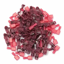 

40Pcs/Lot Quick Connection Terminal Red T-Taps & Male Insulated Quick Splice Lock Wire Terminals Connector Set