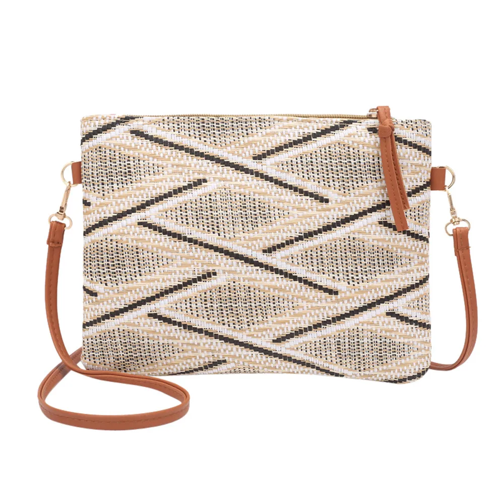 أكياس 2019 الرجعية أزياء النساء فتاة نسج أكياس الوطني جميلة Crossbody حقائب كتف بولسا الأنثوية #0.9