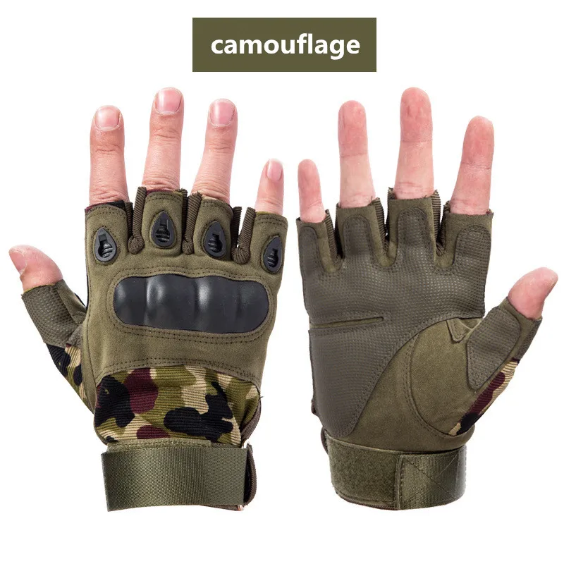 Военные тактические перчатки противоскользящие на открытом воздухе полное покрытие митенки для пальцев зимние термо мужские военные кожаные камуфляжные спецназ перчатки