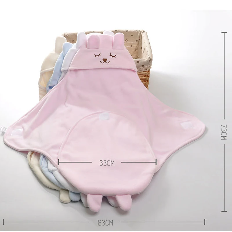 Mother Nest Baby Sleeping Bag Cartoon Thin Envelope for Newborns Baby Bedding Cute Swaddle Wrap Summer Newborn Baby Sleepsack (3)