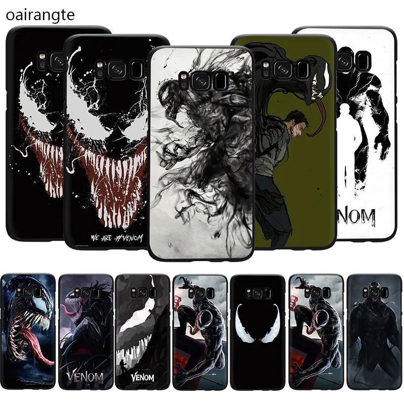 

Venom 2018 Film MCU DIY Printing Drawing Soft Phone Cover Case For Samsung Galaxy M10 20 30 S6 7 Edge S8 9 10 Plus Note 10 8 9