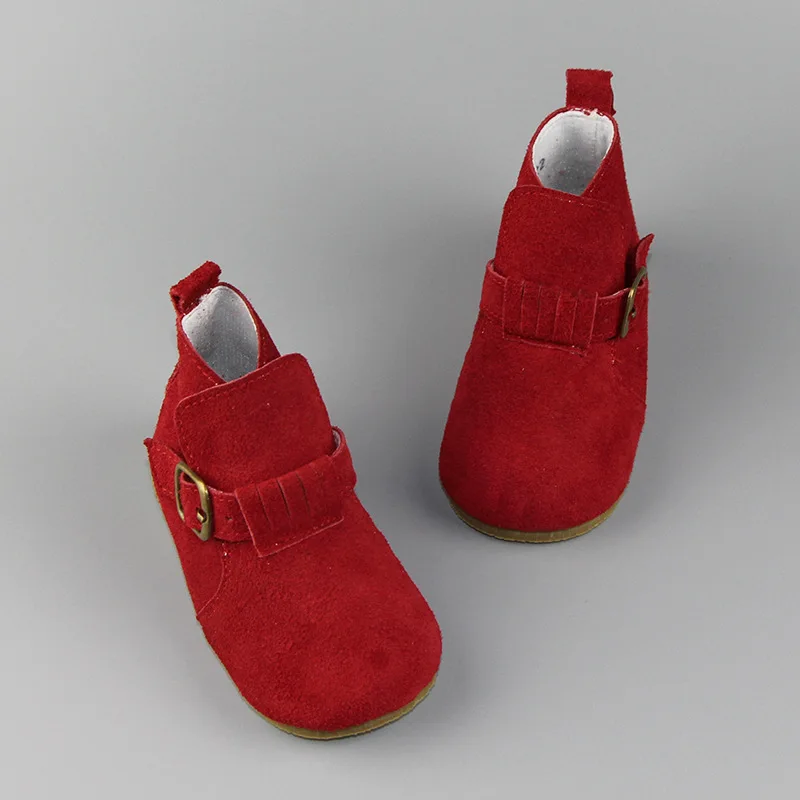 Осень-зима Новые детские кожаные сапоги Ретро Сапоги и ботинки для девочек модная одежда для девочек Обувь для мальчиков ботинки Martin
