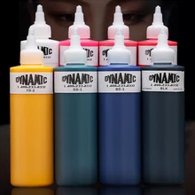 1 бутылка Перманентный макияж 8 унций бренд Dynamic, краска для татуировок для комплект татуировок пигмент для боди-арт тату живопись Косметика 250 мл чернила