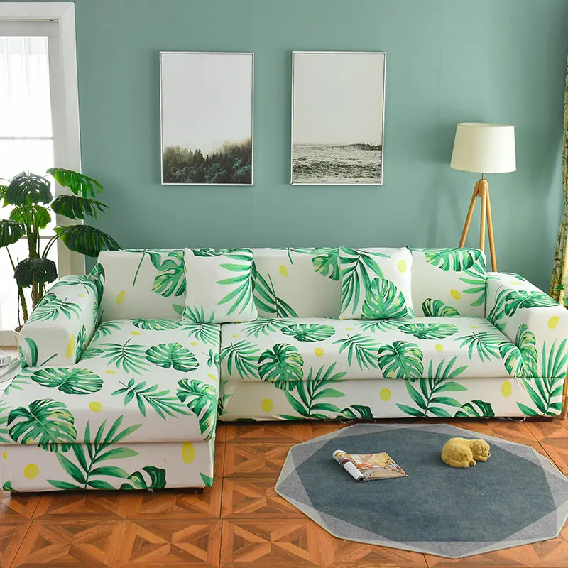 Полосатые чехлы для диванов, хлопковые чехлы для диванов, эластичные чехлы для диванов для гостиной, домашние животные, угловые l-образные шезлонги, cubre, диван - Цвет: Color3