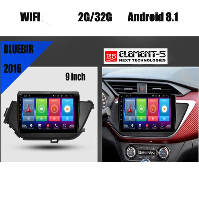 

Car Android 8.1 Multimedia Player for NISSAN BLUEBIRD 2016+ GPS Navigation Device Aux bluetooth steering wheel control support