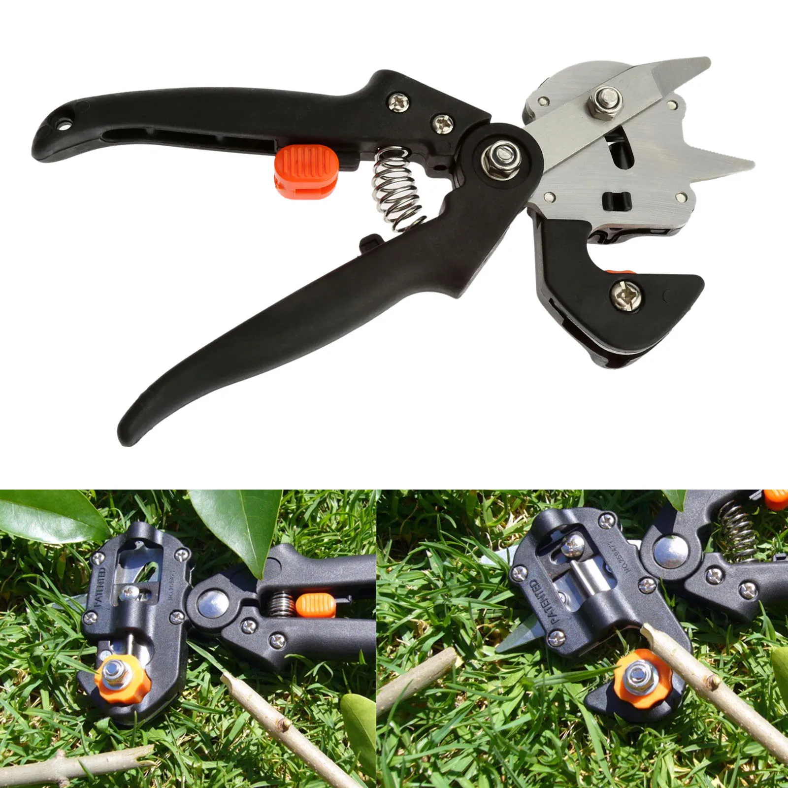 DRELD Fruit Tree Grafting Cutting Tool +Blade+Wrench+Screwdriver Vaccination Secateurs Pruning