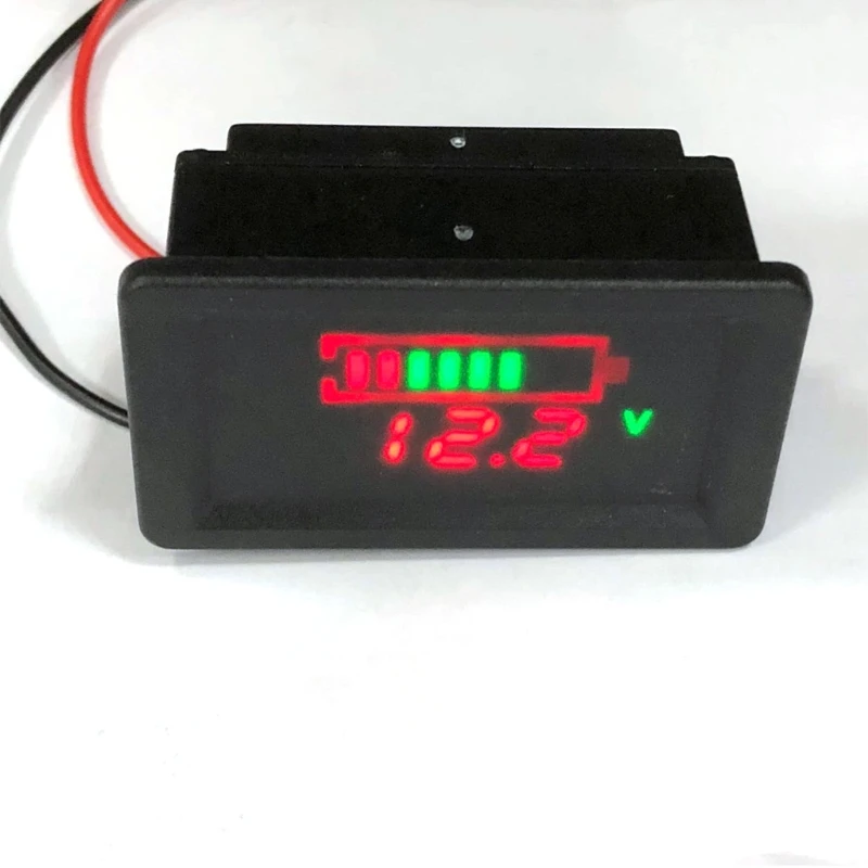 

Waterproof 12V Lead-Acid Battery Status Capacity LED Display Indicator Voltmeter L15