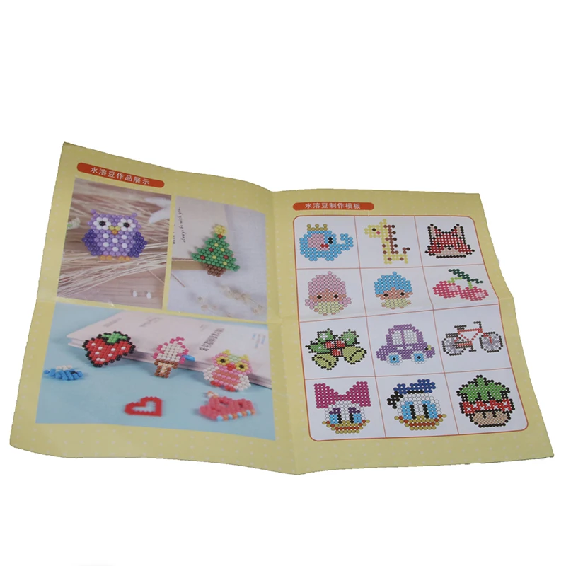 6 Colors 600pcs Aquabeads Spray Magic Beads Kit Ball Aqua beads Puzzle Game Fun DIY 3D puzzle Educational Toys For Kids (9)