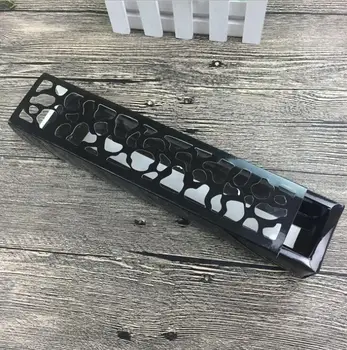 

10pcs Red/Black/White Hollow Cake Macaroon Boxes Container Cookies Packing Box Christmas Wedding Party Events Favor Gift Box