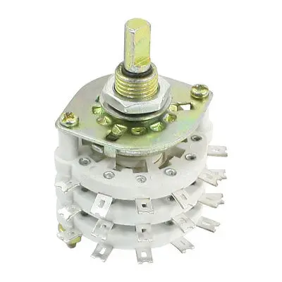 

6mm Dia Shaft 3P8T 3 Pole 24 Position Band Channel Selector Rotary Switch