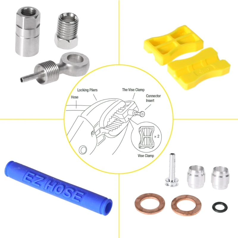 For Magura Olive and Pin Parts 10 PCS Insert Mountain Bike Connector Cycle