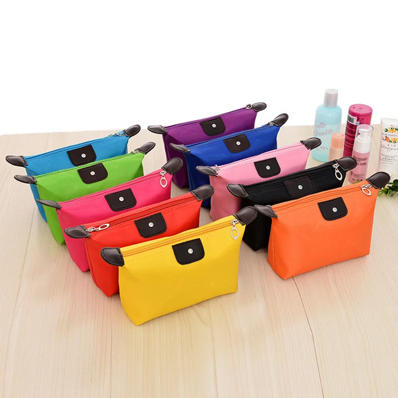 

OLAGB Travel Nylon Waterproof Cosmetic Bag Multifunctional Storage Bag Beautician Mini Cosmetic Case Organizer Makeup Bag