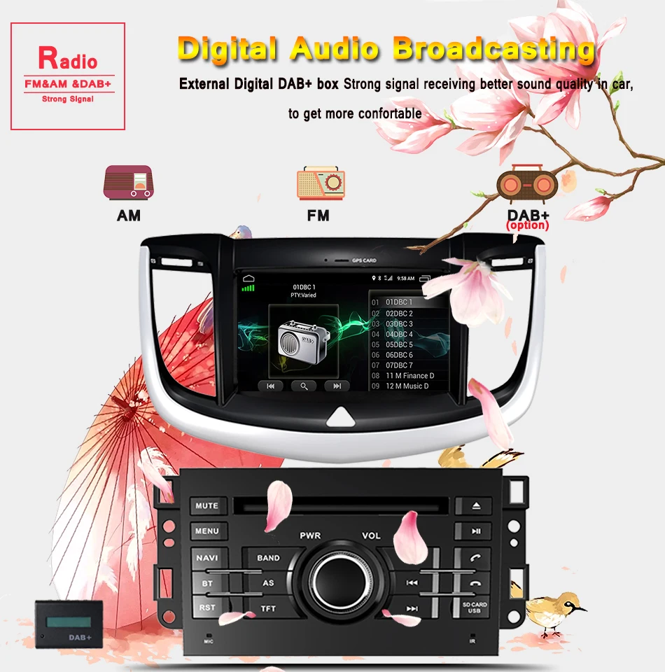 Best Android 9.0 Car Multimedia Navigation For Chevrolet Epica / For Daewoo Tosca 2006-2018 CD DVD GPS Radio Stereo Head unit player 13