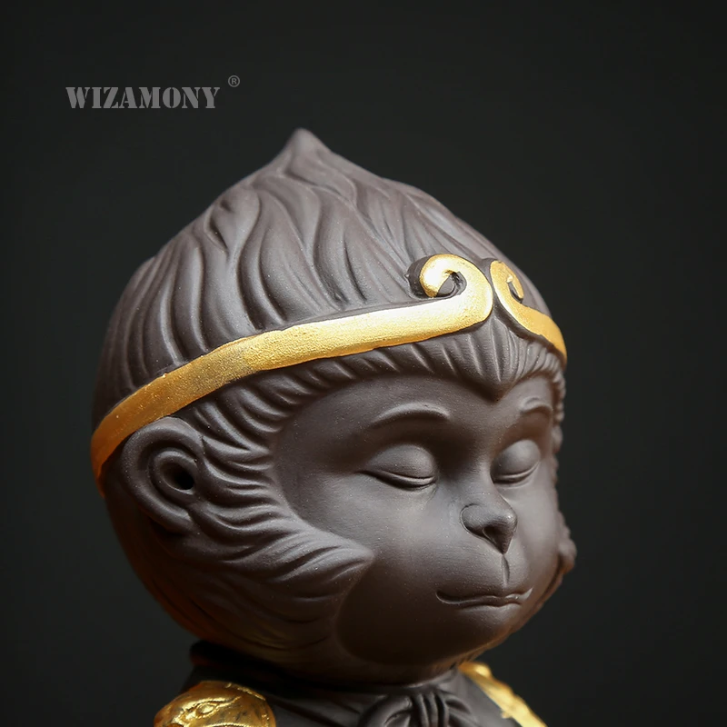 Wisamony китайский чайный набор из фиолетовой глины кунг фу обезьяна король