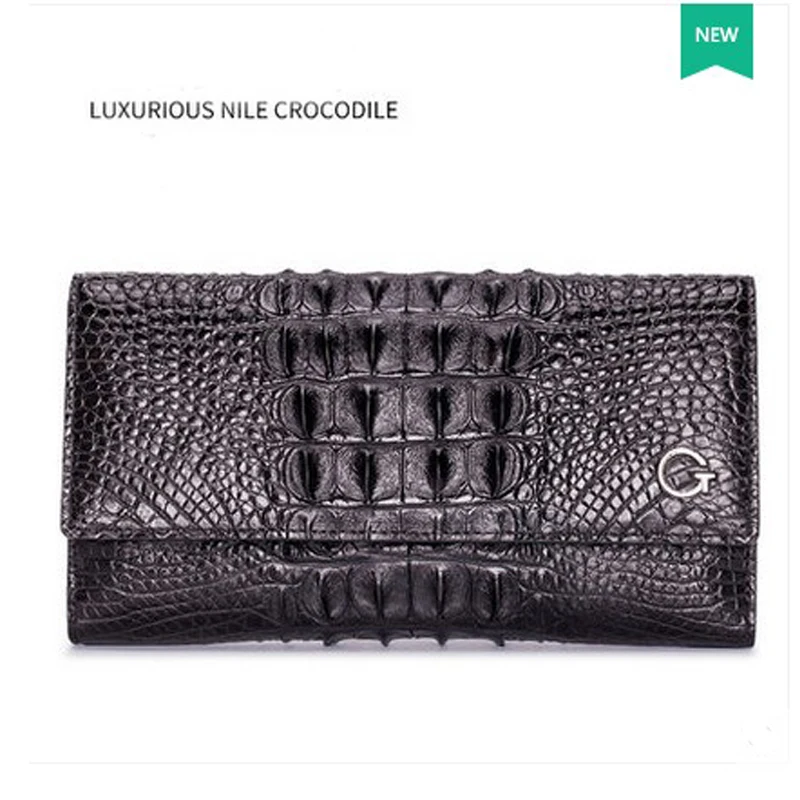 

2019 gete new hot crocodile leather women bag women wallet day clutch bag